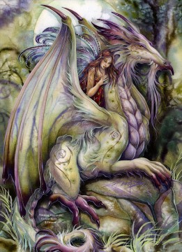 dragon nothing happens unless first a dream Fantasy Oil Paintings